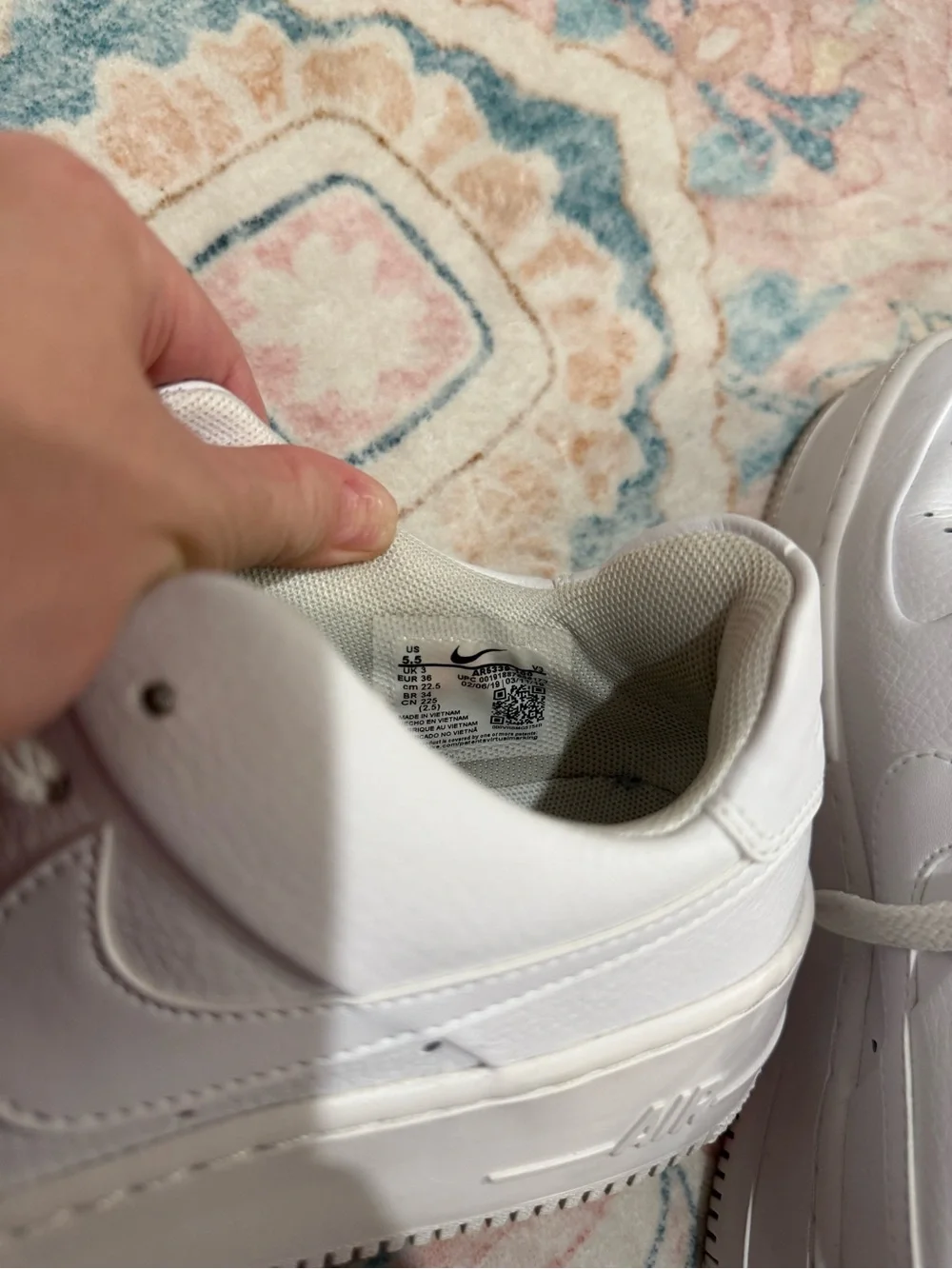 Nike Women’s White Low-Top Platform Sneakers